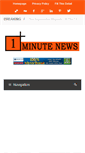 Mobile Screenshot of oneminutenews.com